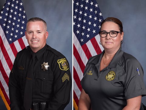 Stanislaus County Sheriff's Deputy Jason Garner and Community Service Officer Raschel Johnson were killed in a car crash on May 13, 2017.